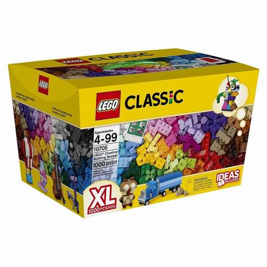 LEGO 乐高 10705 超大创意积木盒（1000pcs） 64.97加元限时特卖！