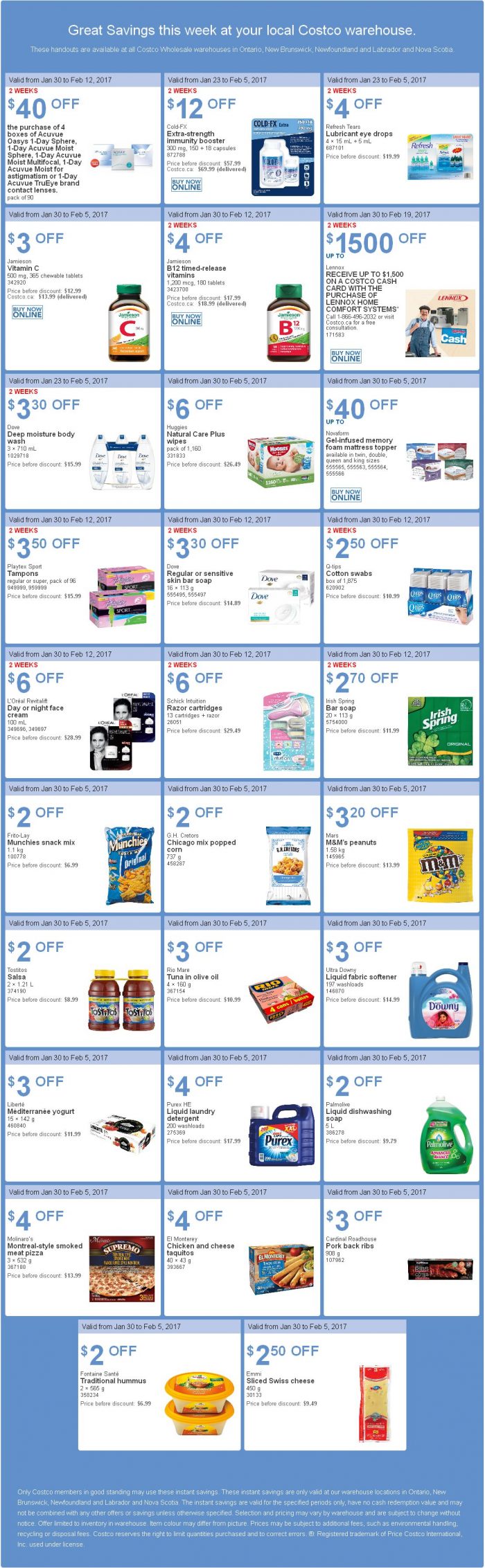 全网独家！Costco店内海报、清仓、特卖品全面汇总，折扣有效期至2月5日！