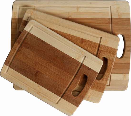  CC Boards 竹制菜板3件套3.6折 23.97元限量特卖！