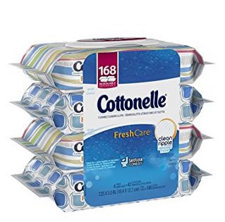  Cottonelle Fresh Care 可冲马桶湿巾纸 7.95加元特卖（168张）！