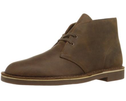  Clarks Bushacre 2 男款休闲皮鞋 77.99加元（8码，2色），原价 281加元，包邮