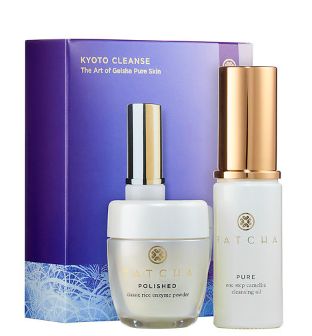  Tatcha Kyoto 山茶清洁油+经典米粉酶+柔嫩丝滑保湿霜套装 32加元特卖！