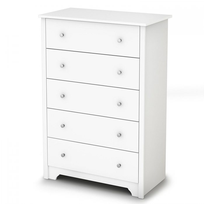  South Shore Furniture 5抽柜 125.65加元，原价 174.99加元，包邮