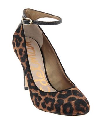  SAM EDELMAN Ciara豹纹绑带高跟鞋 70加元（6码），原价 175加元