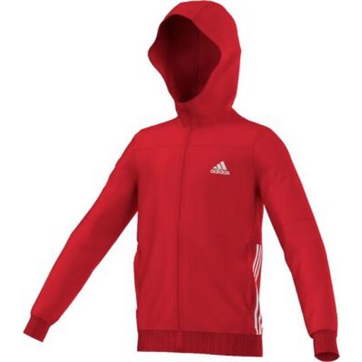  买一赠一！Adidas 男童红色连帽卫衣 39.94加元！