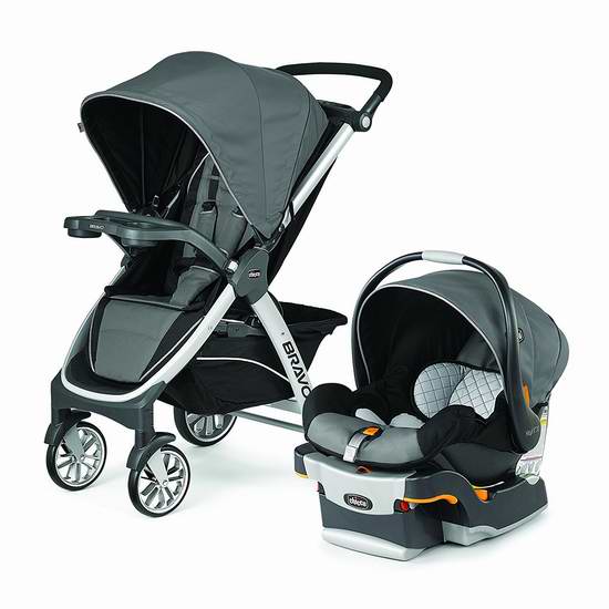  Chicco 智高 Bravo Kf30 婴儿推车提篮安全座椅旅行套装6.6折 429.99加元包邮！