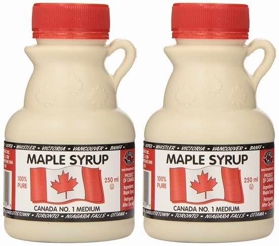  历史新低！ L B Maple Treat Canada #1 枫糖浆250毫升2瓶装 9.7加元限时特卖！