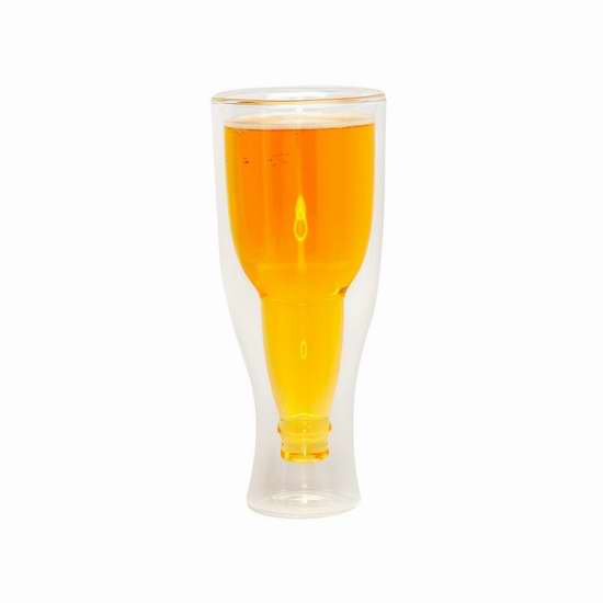  Restaurantware Pilsner 8.5盎司双壁透明啤酒杯10件套 77.18加元限量特卖并包邮！