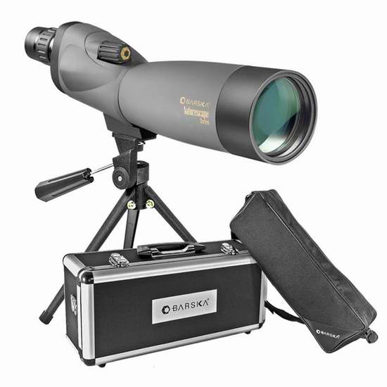  历史新低！Barska AD10968 Naturescape 20-60x60mm 单筒观鸟镜/望远镜2.9折 75.83加元限时特卖并包邮！