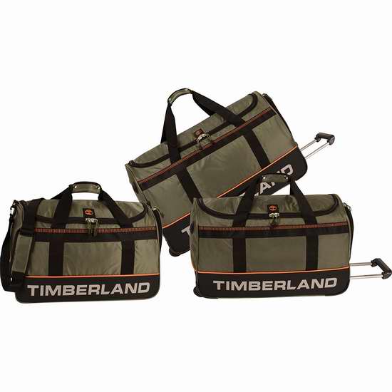  售价大降！历史新低！Timberland Kangamangus 22/26/30英寸拉杆行李包三件套2.6折 69.71加元限时清仓并包邮！