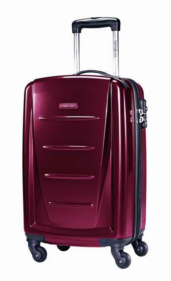  手慢无！Samsonite 新秀丽 Luggage Winfield 2 20寸红色超轻拉杆行李箱 69.14加元包邮！