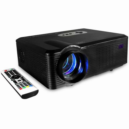  EarMe CL720 3000流明 高清投影仪 246.49加元限量特卖并包邮！