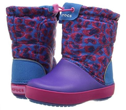  Crocs Crocband LodgePoint 儿童防水冬靴3.4折 20.26加元起限时特卖！