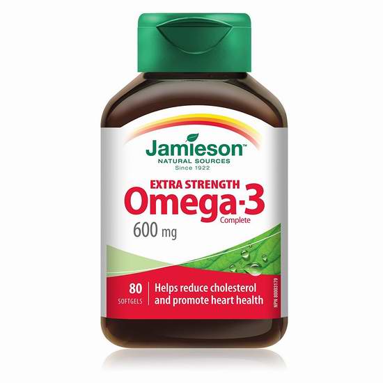  精选11款 Jamieson 健美生 Omega 系列保健品特价销售，额外立减3加元！