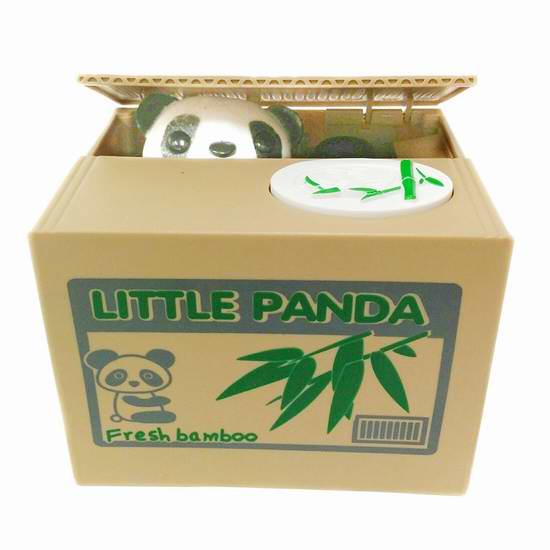  帮助孩子养成好习惯！Mischief 超萌熊猫存钱罐 15.99加元限量特卖！