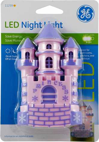  历史新低！GE 11259 城堡造型 智能感应LED节能小夜灯 4.99加元限时特卖！