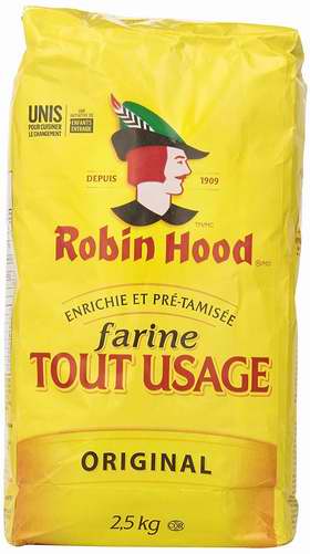  历史最低价！Robin Hood 天然中筋通用面粉2.5公斤装 3.97加元限时特卖！