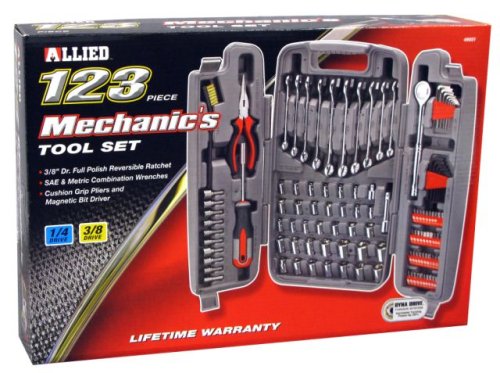  历史新低！Allied Tools 49051 家用工具123件套2.7折 18.17加元限时清仓！