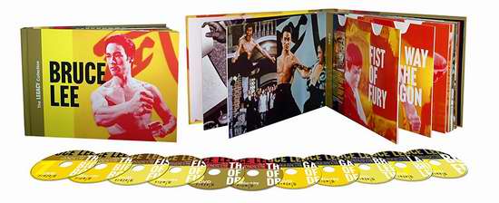  Bruce Lee: The Legacy Collection 李小龙电影合集（DVD+蓝光 11张影碟） 83.64加元限量特卖并包邮！