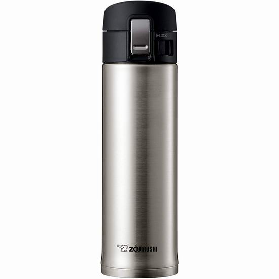  Zojirushi 象印 SM-KHE48XA 16盎司不锈钢保温杯5.5折 32.41加元！