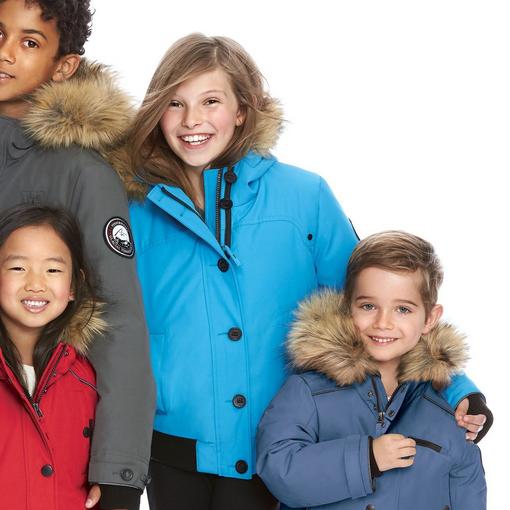  Alpinetek 女童短款 最保暖级 连帽羽绒服 79.97加元清仓，买一送一！两色可选！