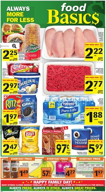  Food Basics 本周（2017.2.16-2017.2.22）打折海报