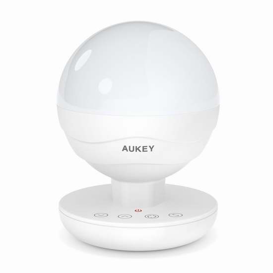  AUKEY LT-ST10-CA 便携触控式可充电LED变色台灯 27.99加元限量特卖并包邮！