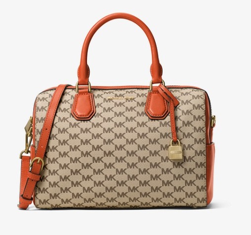  Michael Kors Studio Mercer 中号 Logo 手提包 134.25加元，原价 358加元，包邮