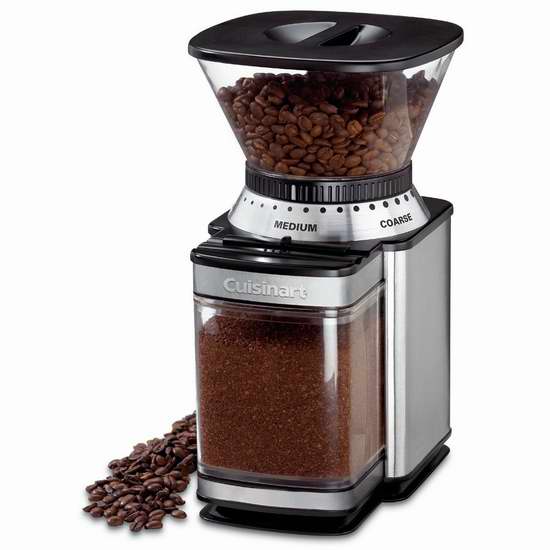  Cuisinart DBM-8C 全自动咖啡豆研磨机6折 53.98加元包邮！