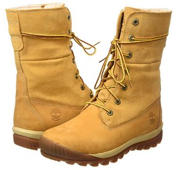  Timberland 添柏岚 Woodhaven 女式真皮长靴（5.5、6码）2.9折 57.68加元限时清仓并包邮！