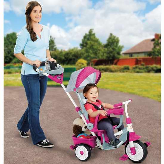  Little Tikes 小泰克4合1儿童三轮车 79.76-88.63加元（粉色），原价 132加元