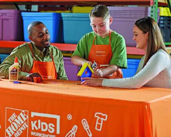  Home Depot 3月11日免费儿童手工课，制作雨量计，本月另有2个家庭装修免费课程！