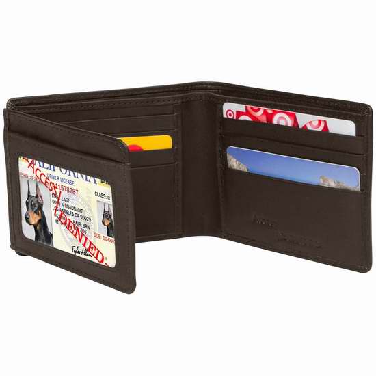  Access Denied RFID 防盗男士真皮钱包3.1折 19.99加元限量特卖并包邮！两色可选！