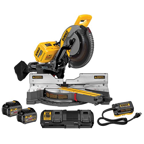  历史新低！DEWALT 得伟 DHS790AT2 FLEXVOLT 120V Max 有线/无线两用 12英寸双斜面滑动复合斜切锯+双锂电池套装 841.6加元限量特卖并包邮！