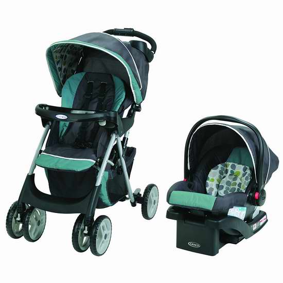  历史新低！Graco Comfy Cruiser 四轮婴儿推车 + 旅行车载提篮 188.97加元包邮！会员专享！