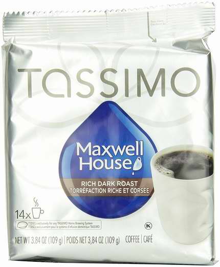  历史新低！Maxwell House Tassimo 咖啡胶囊14个装 4.97加元限时特卖！