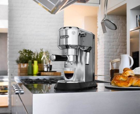  历史最低价！DeLonghi 意大利德龙 EC680 Dedica 超薄机身 泵压式咖啡机 249.99加元限量特卖并包邮！