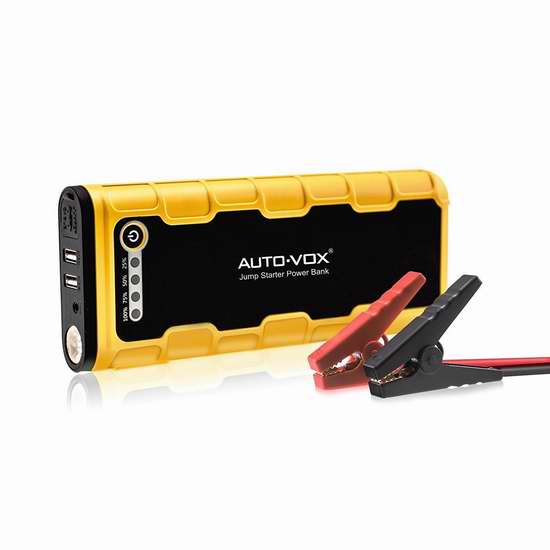  AUTO-VOX JSPB-P1 600A 18000mAh 便携式移动电源/充电宝/手电筒/汽车电瓶紧急启动电源 103.99加元限量特卖并包邮！