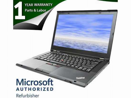  翻新 Lenovo 联想 T430 14英寸笔记本电脑 330.54加元限时特卖并包邮！
