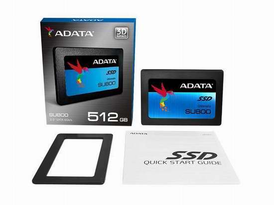  ADATA 威刚 Ultimate SU800 512GB 固态硬盘 139.59加元限时特卖并包邮！