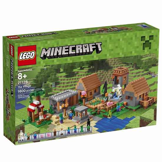  LEGO 乐高 21128 我的世界 旗舰级珍藏版 灵异村庄（1600pcs） 187.4加元包邮！