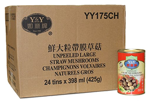  历史新低！Y&Y 如意牌 YY175CH 鲜大粒带膜草菇罐头24听装 23.41加元限时特卖！