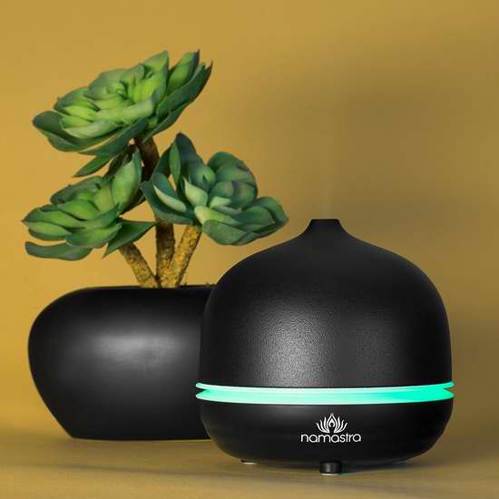  Namastra 300毫升超声波香薰/精油雾化加湿器 39.79加元限量特卖并包邮！