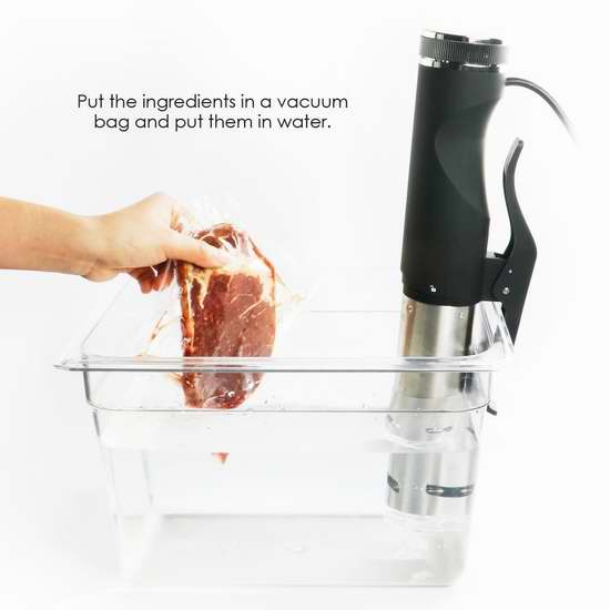  Wancle Sous Vide Precision Cooker 智能低温慢煮机 107.09加元限量特卖并包邮！