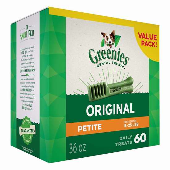  Greenies 狗狗洁齿骨36盎司 33.24加元，原价 49.99加元