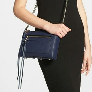  Rebecca Minkoff Avery 女式时尚真皮斜跨包5.4折 127.42加元限时特卖并包邮！