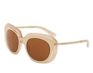  潮翻天！DOLCE＆GABBANA 0DG6104 51mm太阳镜 238加元（2色），原价 340加元，包邮