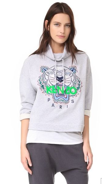  KENZO 刺绣老虎卫衣 332.94加元，原价 416.18加元，包邮