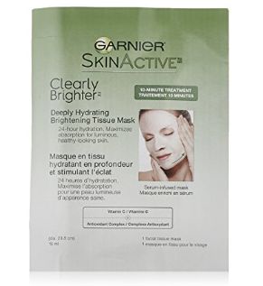  Garnier 卡尼尔 10分钟亮白面膜 8.54加元（3片）！