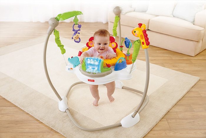  Fisher-Price 费雪 Roarin' Rainforest 热带雨林系列跳跳乐/弹跳椅 79.86加元，原价 129.99加元，包邮